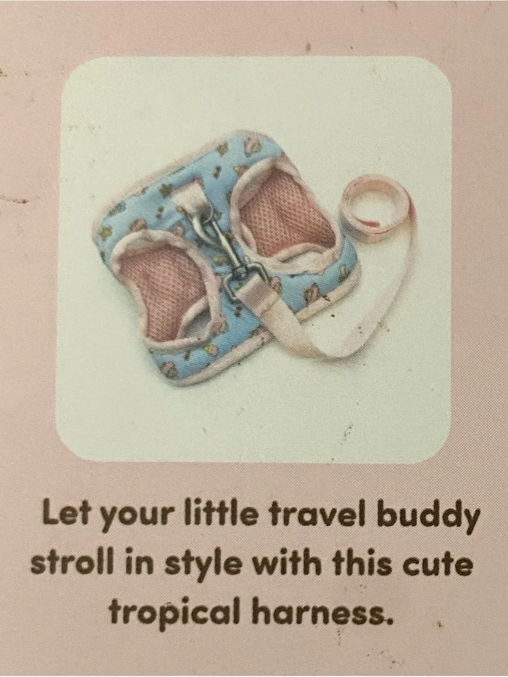 Cat Kit Pusheen Blue & Pink Pet Harness and Leash NEW